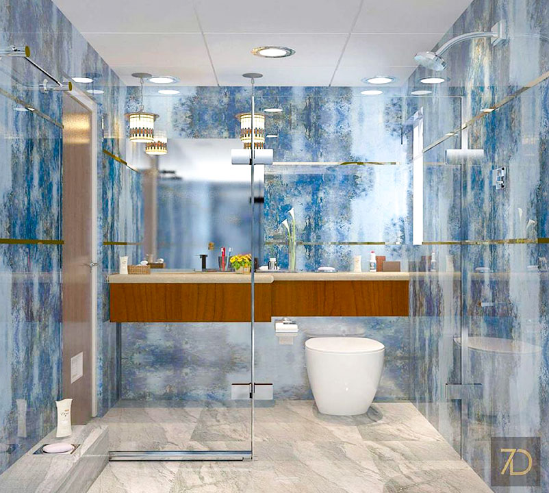 3d Bathroom Interior Design Residential House Decorators By